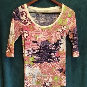 Lucky Brand 3/4 sleeve henley